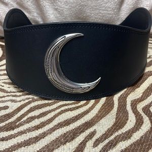 Spell Black Belt with Silver Crescent